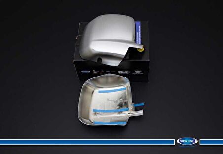 Peugeot Bipper Saten Krom Ayna Kapağı 2 Parça Abs 2008 ve Sonrası