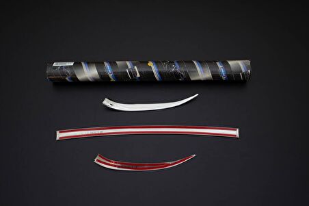 Peugeot 2008 Krom U Formlu Ön Panjur Çerçevesi 3 Parça 2019 ve Sonrası