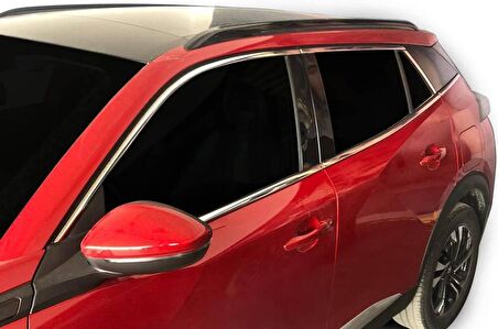 Peugeot 2008 Krom Cam Çerçevesi 12 Parça  2019 ve Sonrası