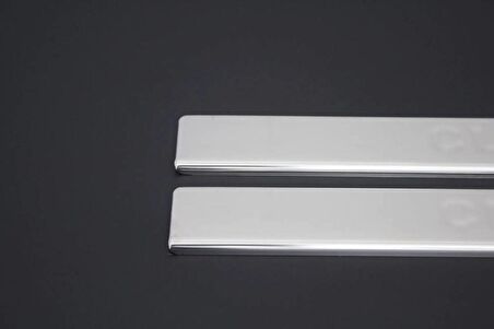 Renault Clio 4 Krom Kapı Eşiği 4 Parça Taşlı 2012-2019 Arası