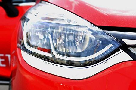 Renault Clio 4 Krom Far Kaşı 2 Parça 2012-2017 Arası