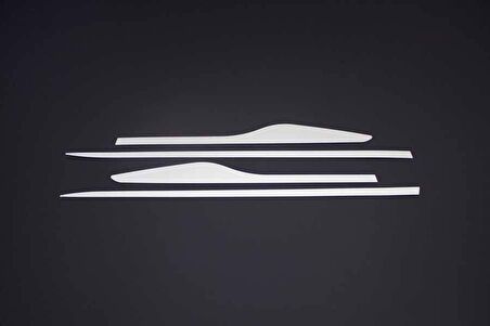 Renault Clio 4 HB/SW Krom Yan Kapı Çıtası 4 Parça 2012-2018 Arası