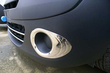 Renault Kangoo 2 Krom Sis Farı Çerçevesi 2 Parça 2008-2013 Arası