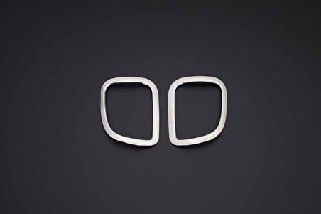 Renault Kangoo 2 Krom Reflektör Çerçevesi 2 Parça 2013-2021 Arası