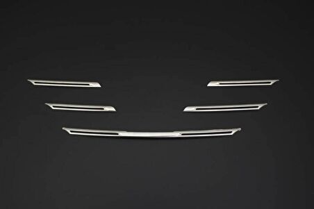 Renault Megane 4 HB Krom Ön Panjur 5 Parça 2016-2020 Arası