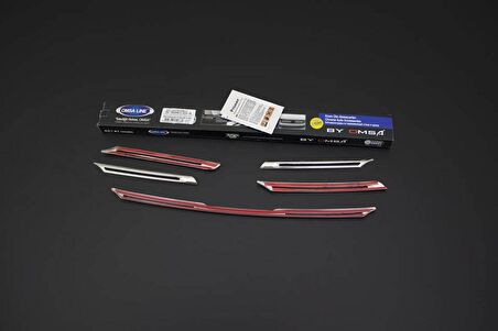 Renault Megane 4 HB Krom Ön Panjur 5 Parça 2016-2020 Arası