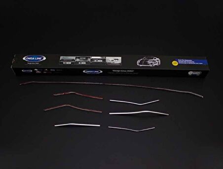 Renault Megane 4 HB Krom Ön Tampon Alt Çıta 7 Parça 2016-2020 Arası