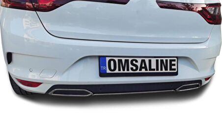 Renault Megane 4 HB Krom Egzoz Çıkışı 2 Parça 2016-2020 Arası
