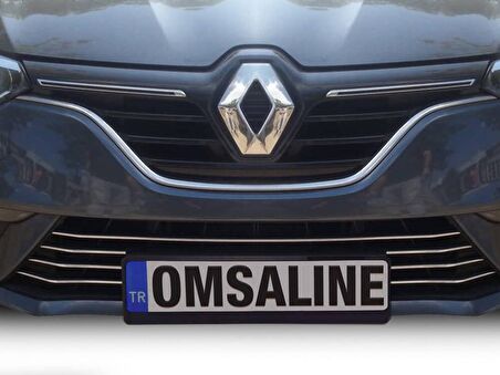 Renault Megane 4 Sedan Krom Ön Tampon Alt Çıta 7 Parça 2016-2020 Arası