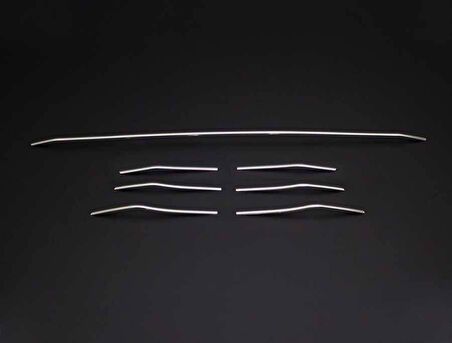 Renault Megane 4 Sedan Krom Ön Tampon Alt Çıta 7 Parça 2016-2020 Arası