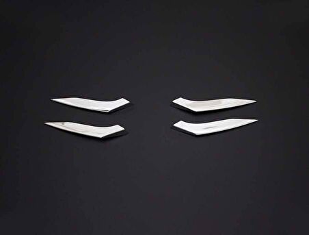 Renault Clio 5 Krom Sis Farı Çıtası 4 Parça 2019 ve Sonrası