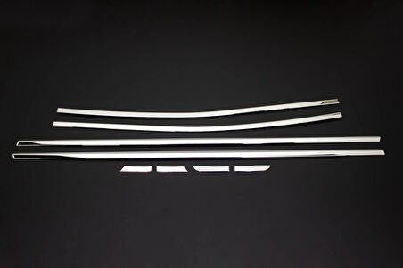 Renault Clio 5 Krom Cam Çıtası 8 Parça 2019 ve Sonrası