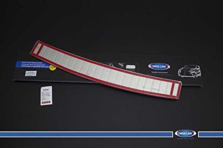 Skoda Rapid Spaceback SW Krom Arka Tampon Eşiği Taşlı 2013 ve Sonrası