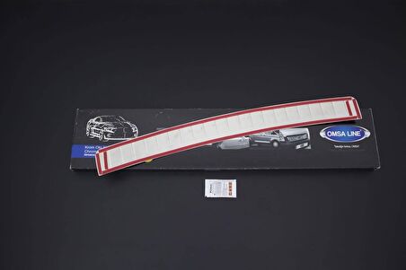 Skoda Rapid SpaceBack Krom Arka Tampon Eşiği Taşlı 2013 ve Sonrası