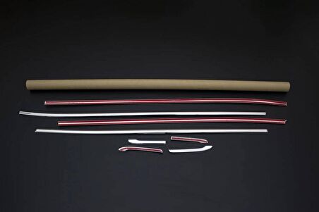 Toyota Corolla Sedan Krom Cam Çıtası 8 Parça 2019 ve Sonrası