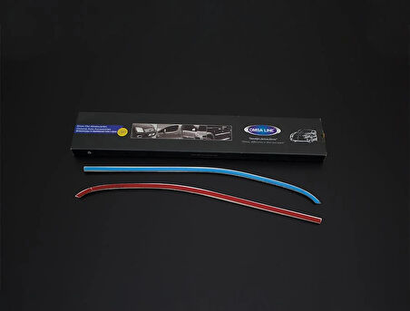 OMSA Toyota Proace City Krom Cam Alt Çıtası 2 Parça 2019 ve Sonrası