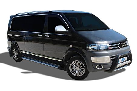 VW T5 Transporter Krom Cam Çerçevesi 14 Parça Tek Sürgü Kısa Şase 2003 ve Sonrası