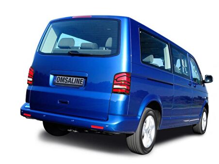 VW T5 Caravelle Siyah Krom Stop Çerçevesi 2 Parça Abs 2010-2014 Arası