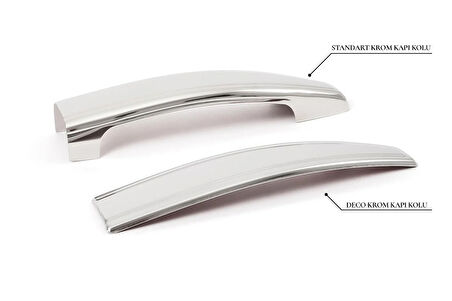 OMSA VW T5 Multivan Krom Deco Kapı Kolu 4 Kapı 1 Delik 2010-2015 Arası