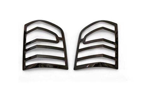 VW T5 Multivan Siyah Krom Stop Çerçevesi 2 Parça Abs 2010-2014 Arası