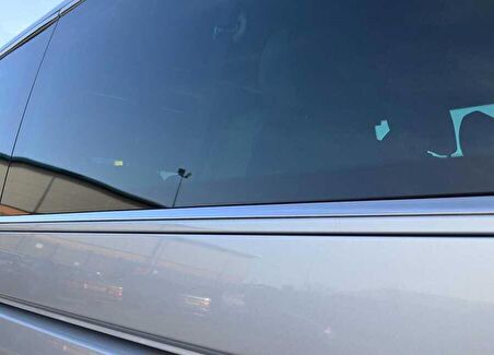 VW T5 Multivan Krom Cam Çerçevesi 14 Parça Tek Sürgülü (Uzun Şasi)  2010 ve Sonrası