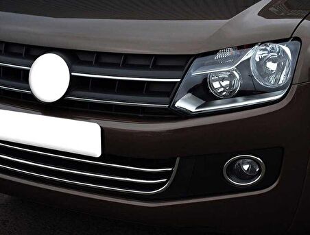 VW Amarok Krom Ön Tampon Çıtası 3 Parça 2010-2016 Arası
