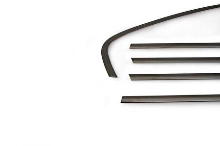 VW Jetta Sedan Siyah Krom Cam Çerçevesi 12 Parça 2011 ve Sonrası