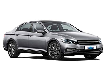 VW Passat B8.5 Krom Ön Tampon Alt Çıtası 3 Parça 2019 ve Sonrası