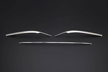 VW Passat B8.5 Krom Arka Tampon Çıtası 3 Parça 2019 ve Sonrası