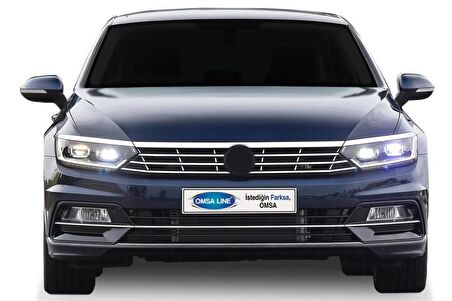 VW Passat B8 Krom Far Üstü Çıta 3 Parça 2015-2019 Arası