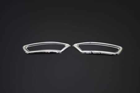VW Passat B8 Krom R Line Difüzör Egzoz Çerçevesi 2015-2019 Arası