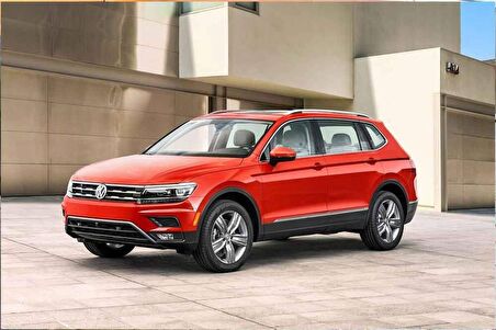 VW Tiguan Krom Yan Kapı Çıtası 4 Parça 2016-2020 Arası