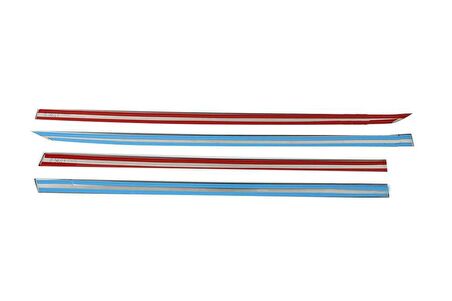 VW Tiguan Krom Yan Kapı Çıtası 7 Koltuk 4 Parça 2016 ve Sonrası