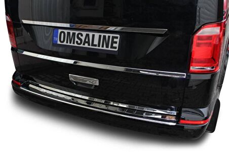 VW T6 Transporter Krom Arka Tampon Eşiği Tek Kapı Taşlı 2015 ve Sonrası