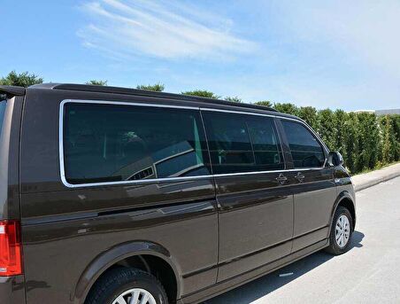 VW T6.1 Transporter Krom Cam Çerçevesi 14 Parça Tek Sürgü  (Kısa Şase) 2020 ve Sonrası