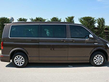 VW T6.1 Transporter Krom Cam Çerçevesi 14 Parça Tek Sürgü (Uzun Şase)  2020 ve Sonrası