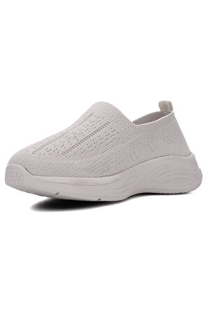 Günlük Kadın Triko Babet Rahat Hafif Desenli Hava Alabilen Esnek Ayakkabı 01