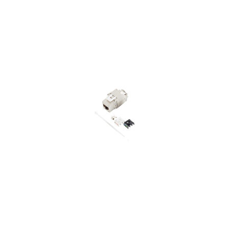 Rj-45 Keystone, Cat. 6A, 180°, Stp, Aletsiz Montaj Konnektörü
