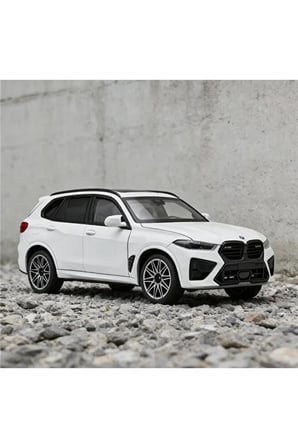 BMW X5 M Competition Diecast Model Araba 1:24 Ölçek Sesli Işıklı BMW X5 M JİP Model Araba