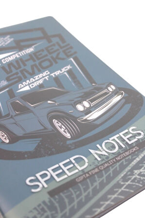 Gıpta A4 60 Yaprak Kareli Speed Notes Plastik Kapak Defter