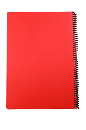 Mynote Flex A4 100 Yaprak Çizgili Spiralli Plastik Neon Kapak Defter
