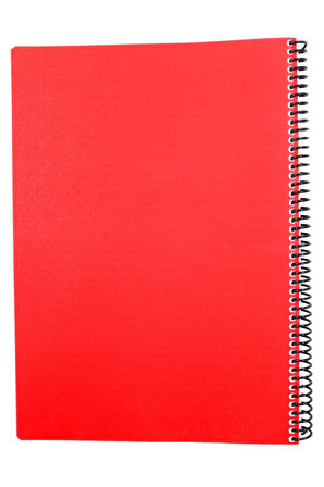 Mynote Flex A4 120 Yaprak Çizgili Spiralli Plastik Neon Kapak Defter