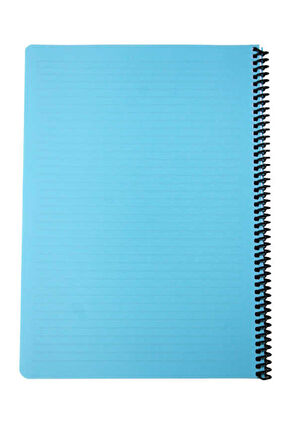 Mynote Flex A4 72 Yaprak Çizgili Spiralli Plastik Kapak Defter Pastel