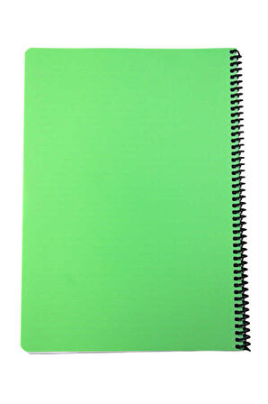 Mynote Flex A4 72 Yaprak Çizgili Spiralli Plastik Kapak Defter Pastel
