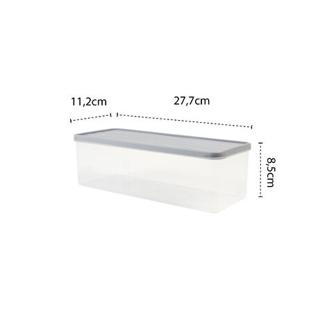 Derin Dondurucu Saklama Kabı – Kapaklı – Şeffaf, BPA’sız, Sızdırmaz