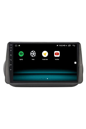 Fiat Fiorino Citroen Nemo  Uyumlu Android 10 Carplay Özellikli Navigasyon Multimedya Ekran 2gb+32gb