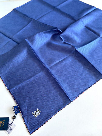 Levidor Tivil Saf İpek Eşarp 49223 Mor Karışık Desen