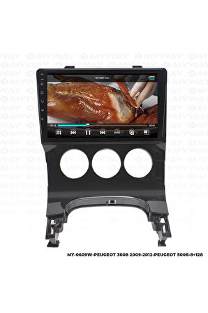 PEUGEOT 3008 ANDROİD 12 MULTİMEDYA CARPLAY 4GB RAM+64GB HDD NAVİGASYON EKRAN