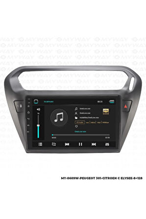 PEUGEOT 301 ANDROİD 12 MULTİMEDYA CARPLAY 4GB RAM+64GB HDD NAVİGASYON EKRAN