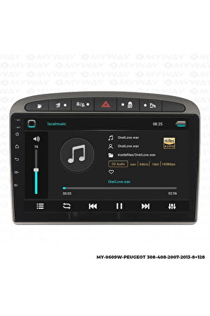 PEUGEOT 308 ANDROİD 12 MULTİMEDYA CARPLAY 4GB RAM+64GB HDD NAVİGASYON EKRAN